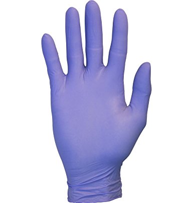 Nitrile Exam oDOBum Gloves - Medical Grade, Powder Free, Latex Rubber Free, Disposable, Non Sterile, Food Safe, Textured, Indigo Color, Small, Pack of 100