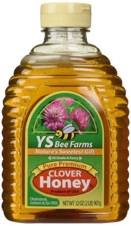 YS Bee Farms - Clover Honey Pure Premium - 32 oz