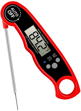 GoldWorld FDA Meat Thermometer- Waterproof Food Thermometer with Stainless Steel Probe for Kitchen Cooking BBQ Grill