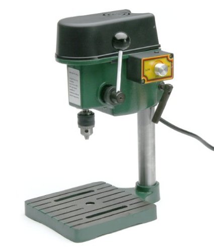TruePower 01-0822 Precision Mini Drill Press with 3 Range Variable Speed Control 0-8500 Rpm 14-Inch
