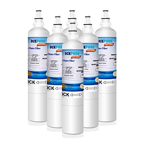 ICEPURE LT600P Replacement Refrigerator Water Filter, Compatible with LG LT600P, 5231JA2006A, 5231JA2006B, KENMORE 46-9990, 9990, 469990, RWF1000A 6 PACK