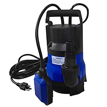 ZENY 1/2HP 2000GPH 400W Submersible Dirty Clean Water Pump Swimming Pool Pond Heavy Duty Water Transfer
