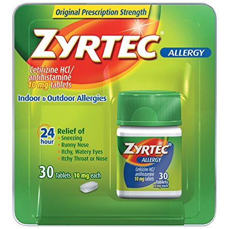 Zyrtec Allergy Relief Tablets, 30 Count