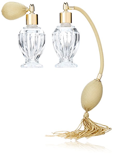Vintage Perfume Atomizer Set - Gold Bulb and Tassel Set
