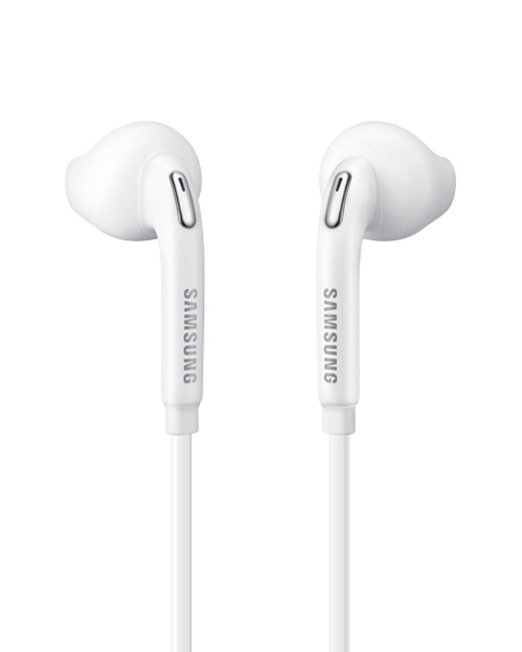 Samsung 2 PACK OEM Wired 35mm White Headset with Microphone Volume Control and Call Answer End Button EO-EG920BW for Samsung Galaxy S6 Edge  S6  S5 Galaxy Note 5  4  Edge Bulk Packaging