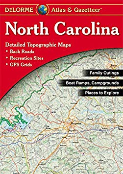 Garmin DeLorme Atlas & Gazetteer Paper Maps- N Carolina, AA-008860-000