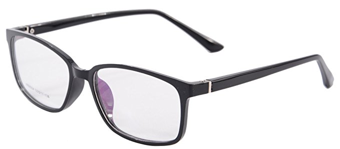 SHINU Rectangular Eyeglasses Frame Blue Light Blocking Clear Lens Glasses-WB8004