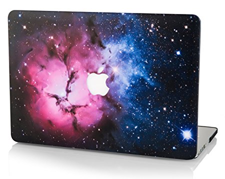 StarStruck MacBook Pro Retina 15 Inch Case (2015) Plastic Hard Shell Cover A1398 Space Galaxy (Red Blue)