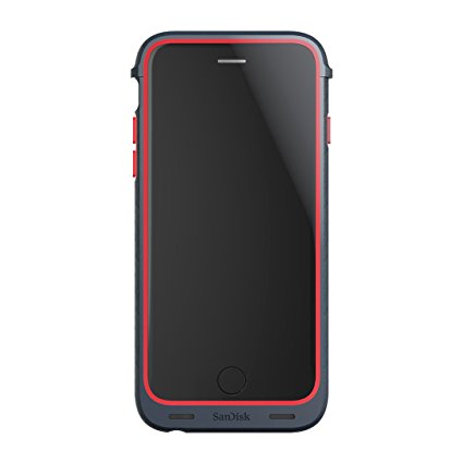SanDisk iXpand 32GB Memory Case for iPhone 6/6s - Retail Packaging - Red