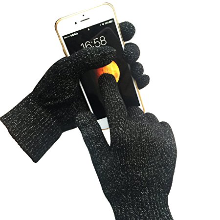 Unisex Sport Touchscreen Gloves, iPhone Gloves, Texting Gloves for Smartphones & Tablets