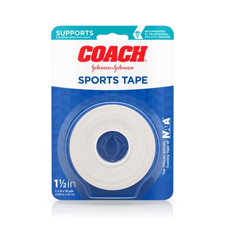 Johnson & Johnson Coach Sports Cloth Tape 1.5 in x 10 yd