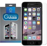 iPhone 6 Screen Protector Nozza iPhone 6 Glass Screen Protector 47- Tempered Glass Round Edge 033mm Ultra-clear Glass Screen Protector Perfect Fit for iPhone 6 Lifetime No-Hassle Warranty Clear