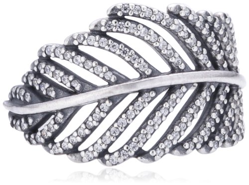 Pandora Women Silver Zircon Rings