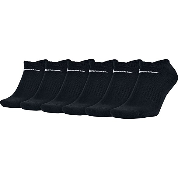 Nike Unisex Cotton No-Show Socks (Pack of 6)