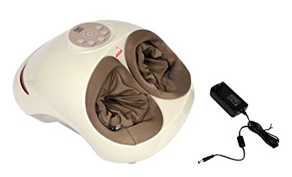 Shiatsu Foot Massager By Clever Creations | Foot Massager Machine for Relaxation - Relief of Sore Feet - Foot Care | Variable Settings for Heat and Intensity | Fits Most Foot Sizes