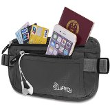 Holiday Sale RFID Blocking Travel Money Belt By SWIFTRAV  Hidden Safe for Credit Cards Passport and Cash  Best travel wallet with free Luggage Tag  Perfect Christmas Gift