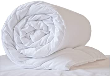 Premium 4.5 tog Soft and Lightweight Duvet Quilt Perfect for humid Spring/Summer nights - Hollow fibre Goose Down Alternative - KING SIZE - MADE IN THE UK