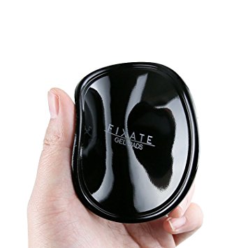 Fixate Gel Pads COMKES 6Pk of Fixate Cell Pads Sticky Anti-Slip GEL Pads-Sticks to Glass, Mirrors, Whiteboards, Metal, Kitchen Cabinets or Car GPS and more
