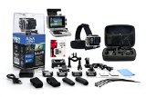 ASX ActionPro-X Bundle - 1080p Full HD Wifi Sports Cam -2 inch screen - Shockproof Storage Case - 16gb Kingston Memory Card - 12mp 170 Degree Super Wide Angle Lens - Waterproof Case - Headstrap - 20 Piece Accessory Set