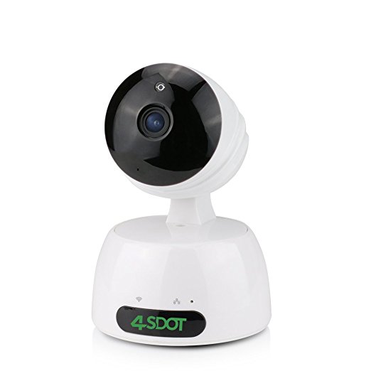 Wireless IP Camera,1080P HD Home WiFi Security Surveillance Camera System Pan/Tilt with Motion Detection Two-way Audio Night Vision Baby Monitor,4sdot(White)