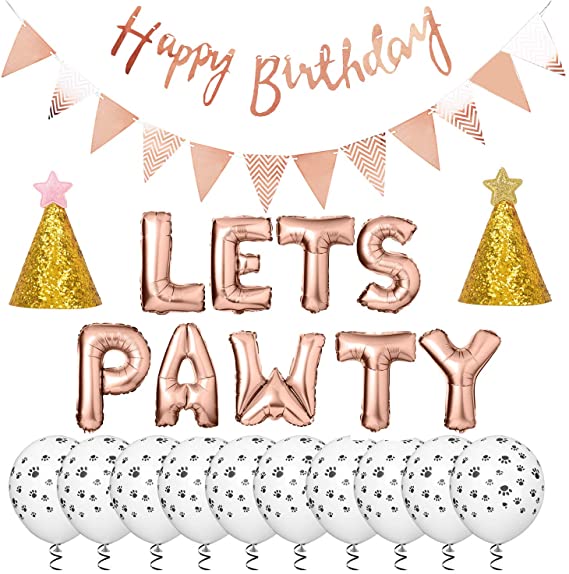 Legendog Dog Birthday Party Supplies, Dog Girl or Boy Birthday Party Decorations, Dog Birthday Hat, Happy Dog Birthday Party Decorations
