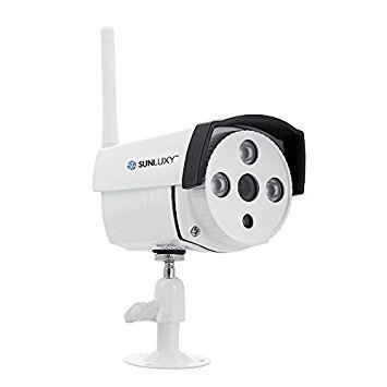 SUNLUXY 1.0MP 720P HD H.264 Wireless CCTV Security Bullet Network / IP Camera Wifi P2P Outdoor Waterproof, Infrared Day / Night Vision Surveillance
