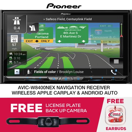 Pioneer AVIC-W8400NEX Navigation Receiver & Free License Plate Camera PLUS $200 Mail-In Rebate
