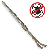 Tick Remover Ultra durable and Lightweight Tool Kit For Easy Safe Removal Of Ticks From Finest Pets Lightweight Stainless Steal Precision Satin Mirror Finish With Microtextured Hand Grip Eco Friendly Painless and Hassle Free Design Combining A Dual Non-Sharp Blade Tip For Effortless Cleaning Includes FREE EBOOK On Everything You Need To Know About Ticks DONT GET TICKED OFF GET YOUR PET TICK FREE NOW