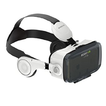 Morjavareg BoBo VR Z4 3D VR GLASS Headset Mount Virtual Reality FOV 120 Degree 3d Video Glasses for 462 Smartphones Android IOS 3d Movies Google Cardboard Built-in Headphone