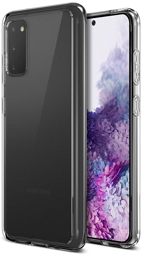 Trianium Clarium Case Designed for Galaxy S20 (6.2”) (2020) - Clear TPU Cushion Hybrid Rigid Back Plate/Reinforced Corner Protection Cover for Samsung Galaxy S 20 Phone (PowerShare Compatible)