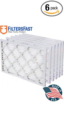 20x25x1 1" Pleated Air Filter Merv 11 - 6 pack by Filters Fast