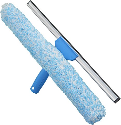 Unger Industrial Llc 961720C 18-Inch Microfiber Combi-Squeegee Scrubber Connect and Clean Locking System