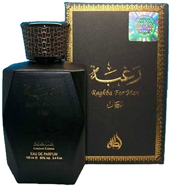 Raghba For Men Spray Perfume By Lattafa Perfumes 100 ml