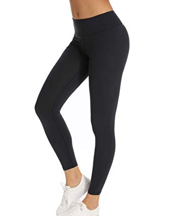 Teniux High Waisted Leggings, Ankle-Length Yoga Pants for Women Workout Running 4 Way Stretch Yoga Leggings …