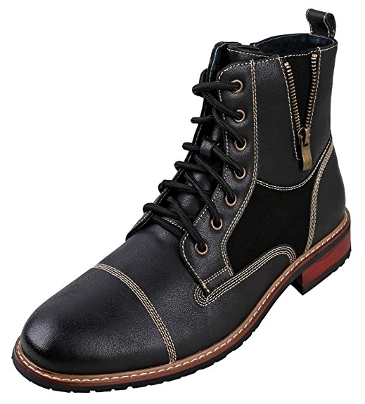 Ferro Aldo Andy Mens Ankle Boots | Combat | Lace Up | Fashion | Casual | Winter
