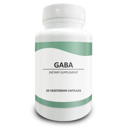 Pure Science GABA 750 mg - Promote Relaxation and Fat Burn Eases Nervous Tension Better Mental Focus Reduced Stress and Irritability and Anxiety - 50 Vegetarian Capsules