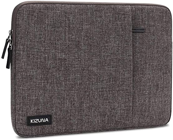 kizuna 13.3 Inch Laptop Sleeve Case Water-Resistant Notebook Bag for 13" MacBook Air/13.9" Lenovo Yoga C930|C740/14 ThinkPad X1 Carbon/Flex 14/HP EliteBook 840 G5/Huawei MateBook D/Dell 3390, Brown