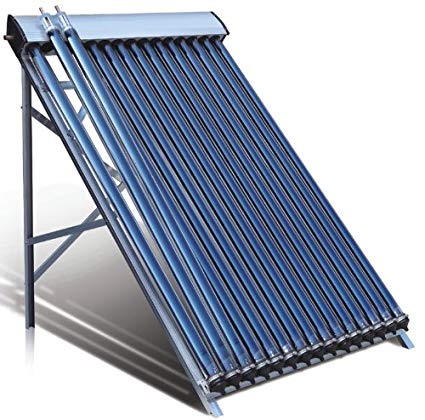 Duda Solar 20 Tube Water Heater Collector 45° Frame Evacuated Vacuum Tubes SRCC Certified Hot
