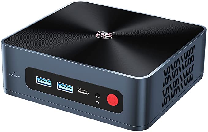 Beelink SEi10 Windows 11 Mini PC, 10th Gen Intel Core i5-1035G4 Mini Home Office Computers, 16GB DDR4 and 500GB NVMe SSD, Dual HDMI and USB-C 4K@60Hz Display, WiFi 6, BT5.0, Quiet Fan and Fast Cooling