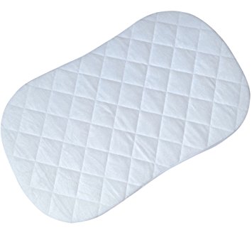 Waterproof Bassinet Pad - Made for HALO Swivel Sleeper Bassinest - Bamboo, fitted, Ultra Soft and Dryer Friendly