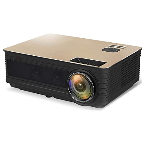 WZATCO M5 Native 1080P 5000 Lumens Android 6.0 Bluetooth 5G WiFi LED Home Cinema Projector