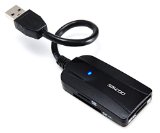 Saicoo USB 30 4in1 Digital Memory Card Readerwriter - with a 13cm flexible USB cord and dual SD  Micro SD slots for SDXC UHS-I SD SDHC SD Micro SDXC Micro SDHC Micro SD MMC