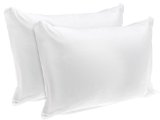 Rest Right 100 Cotton Zippered Pillow Protector Set of 2