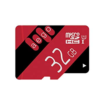 AEGO 32GB Micro SD Card Class 10 SDHC Memory Card for Tablet/Phone with Free Adapter (U1 32GB)