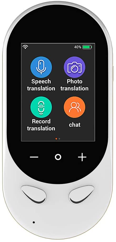 Language Translator Device Offline Translator Device Two Way Instant Voice Translator Support 106 Languageswith Camera Translation for Travelling Abroad Learning Shopping Business Chat Shopping White