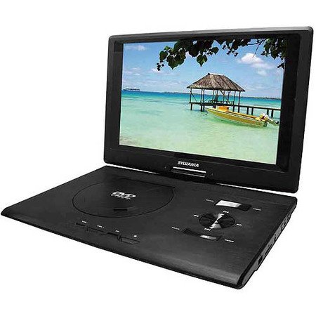 Sylvania Premium 13.3" Swivel Screen Portable DVD Player, Black