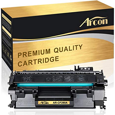 Arcon Compatible Toner Cartridge Replaces 80A CF280A CE505A 05A for use in LaserJet Pro 400 M401dne, Pro 400 M401n, Pro 400 M401dn, Pro 400 M401dw, Pro 400 MFP M425dn series printers