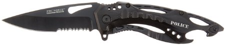 TAC Force TF-705 Series Assisted Opening Tactical Folding Knife Half-Serrated Blade  4-12-Inch Closed