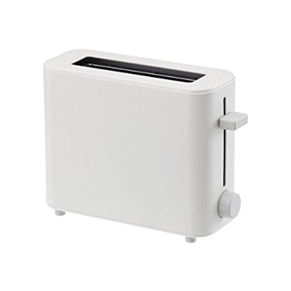 PLUS MINUS ZERO Toaster 1-Slice White XKT-V030(W)