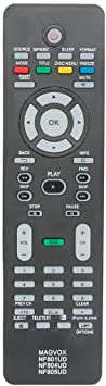 New NF804UD Replaced Remote fit for Magnavox TV 19MF330B/F7 32MF301B 32MF301B/F7 19ME360B 19MF330B 22MF330B 22ME360B 26MF330B 32MF330B 40MF430B 46MF401B 46MF440B 19ME301B 19ME601B 19MF301B 19MF301D